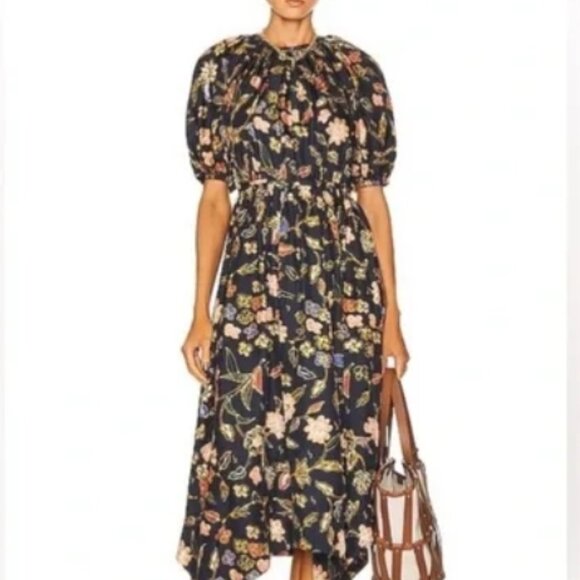 Ulla Johnson Dresses & Skirts - NWOT ULLA JOHNSON Cybil Silk Midi Dress in Odessa S $765